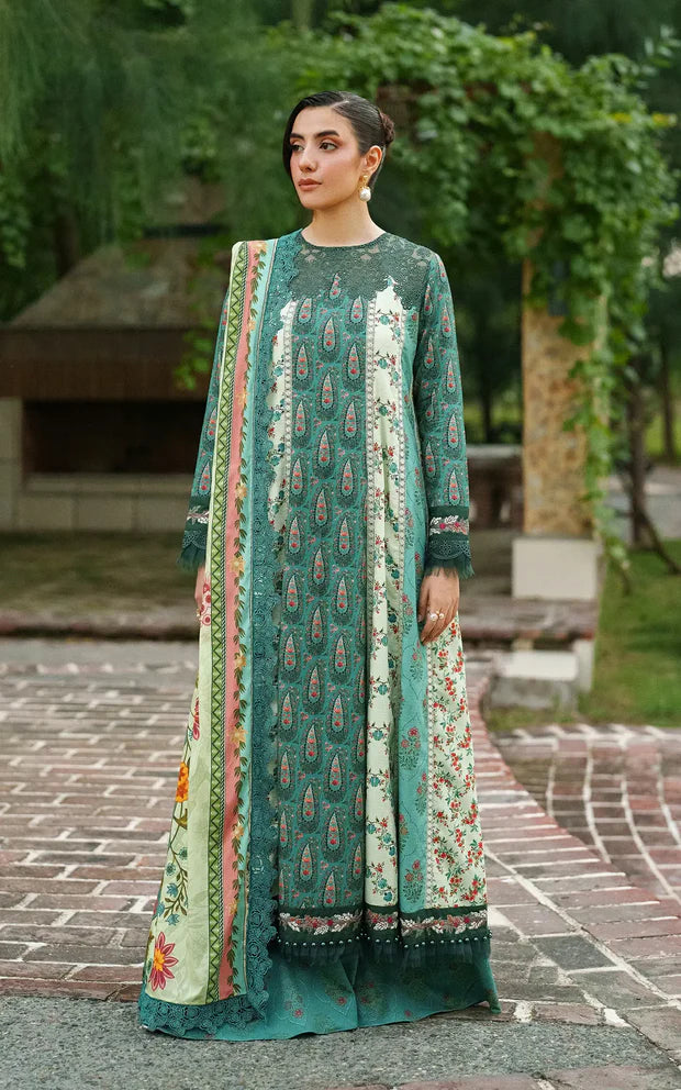 Asifa & Nabeel | Meraki Winter 25 | Botanical Breeze | 3pcs Embroidered Winter - House of Ayeza