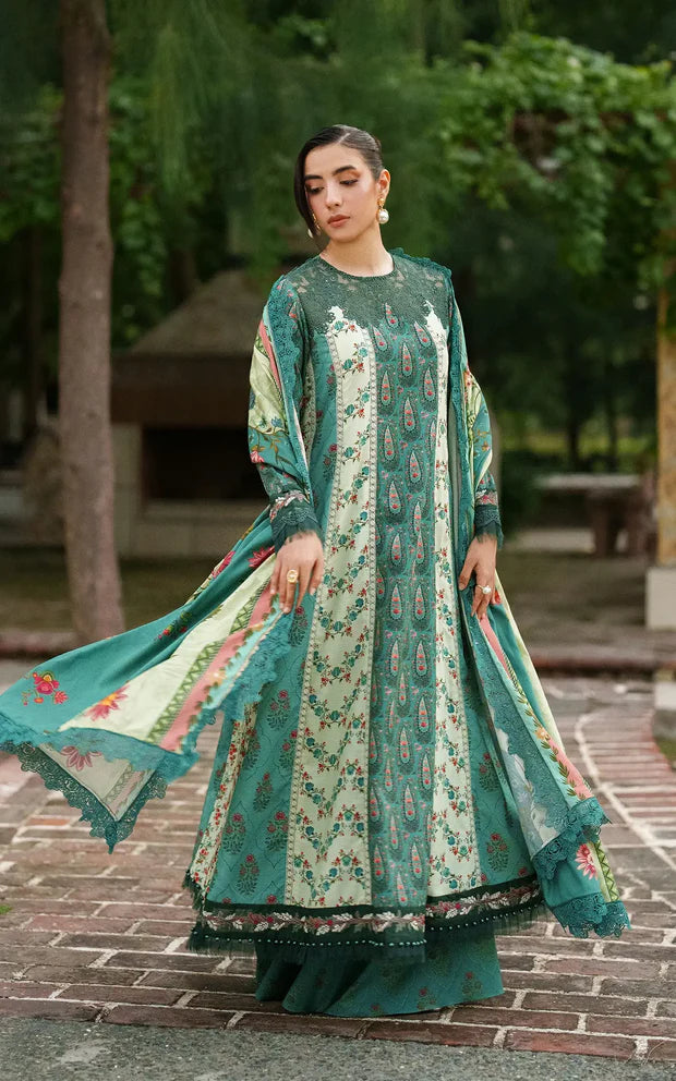 Asifa & Nabeel | Meraki Winter 25 | Botanical Breeze | 3pcs Embroidered Winter - House of Ayeza