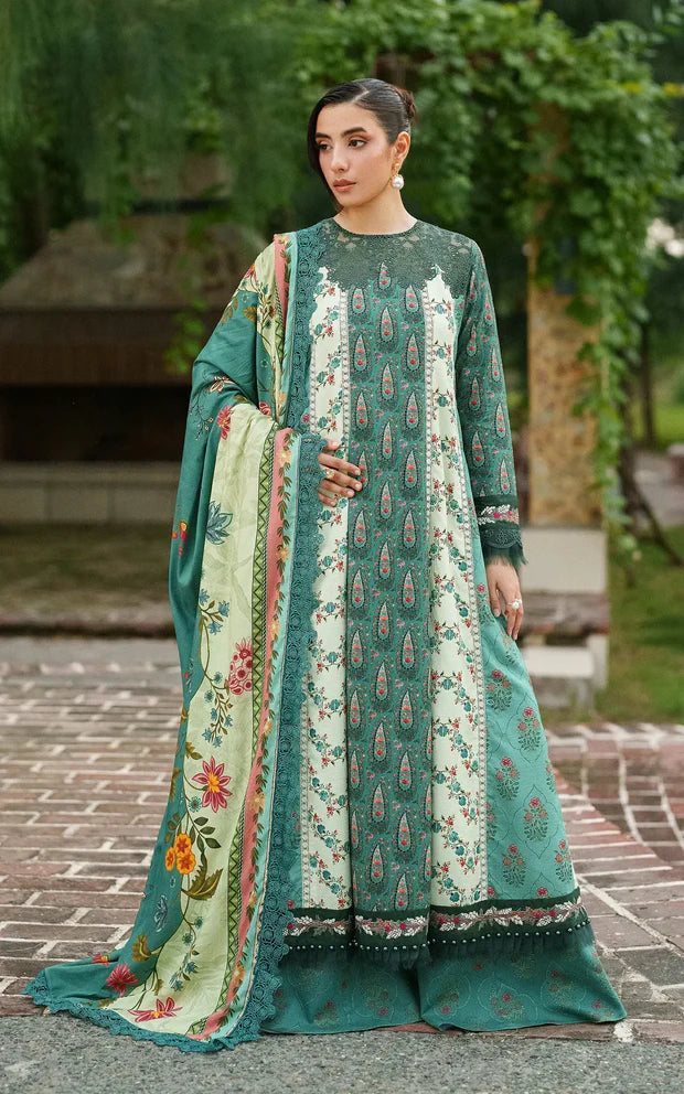 Asifa & Nabeel | Meraki Winter 25 | Botanical Breeze | 3pcs Embroidered Winter - House of Ayeza