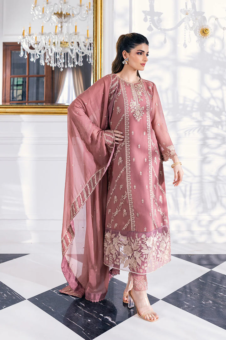 Azure | Embroidered 3pcs | Candy Blush - House of Ayeza