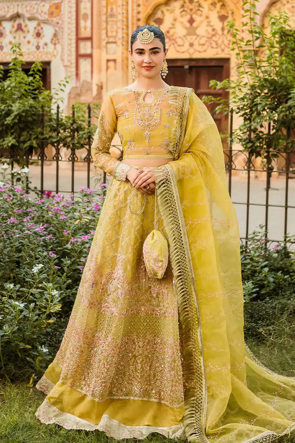 Vitalia | Trousseau Wedding Formals | Chartreuse - House of Faiza