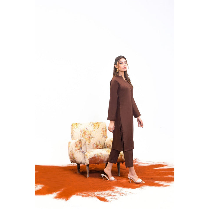 A-Meenah | Winter Solids 22 | 04 Chocolate - House of Faiza