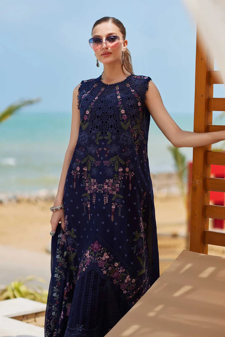 Maria B | Lawn | 3 Piece Embroidered Lawn Suit | EID LAWN-25-10 - House of Ayeza