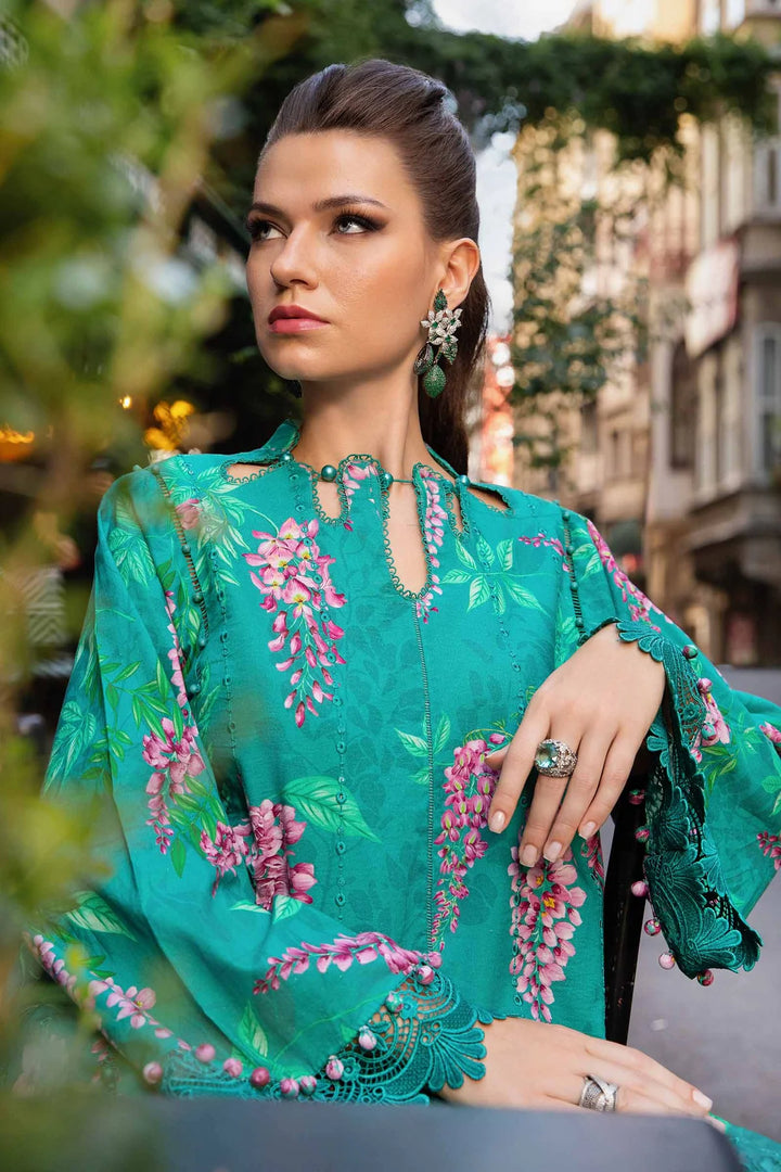 Maria.B. | 3 Piece Unstitched Printed Cambric Suit | MPT-2301-A