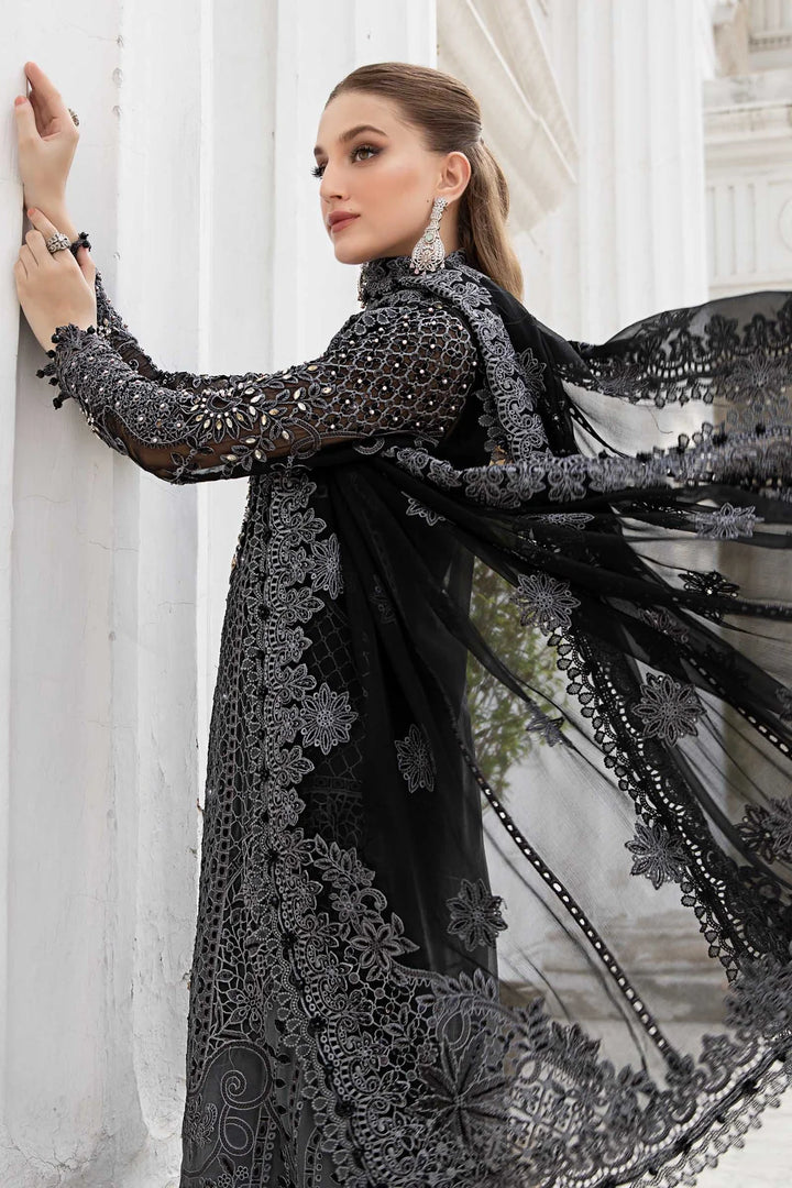 Maria.B. | Unstitched Embroidered Chiffon Suit | MPC-24-101