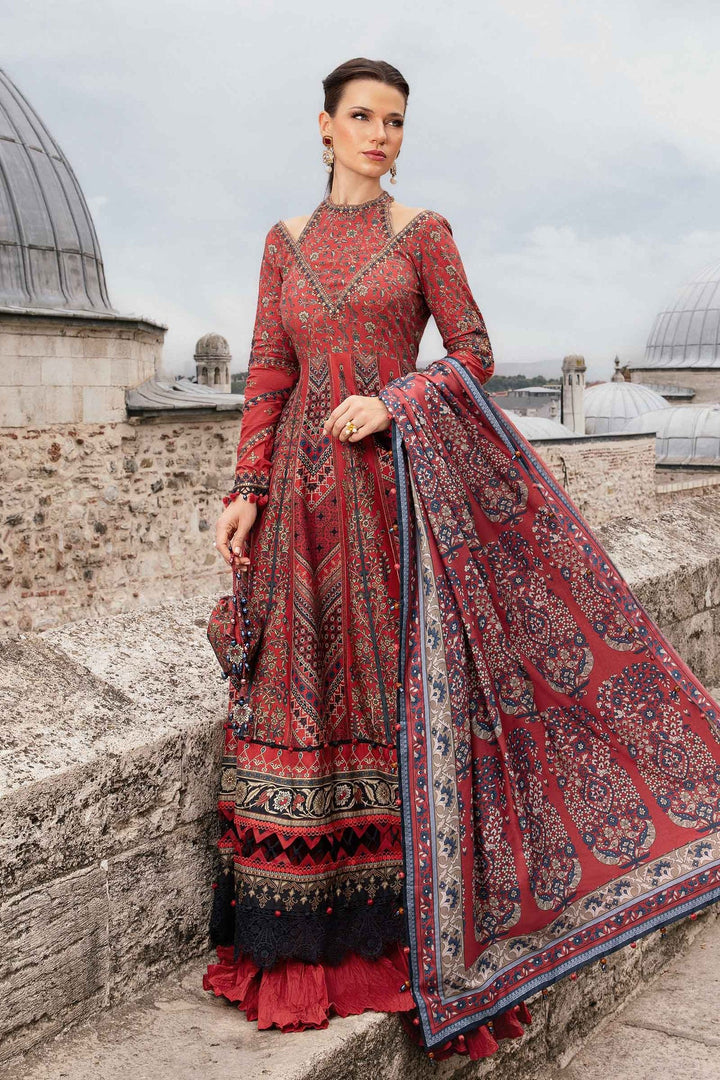 Maria.B. | 3 Piece Unstitched Printed Cambric Suit | MPT-2302-B