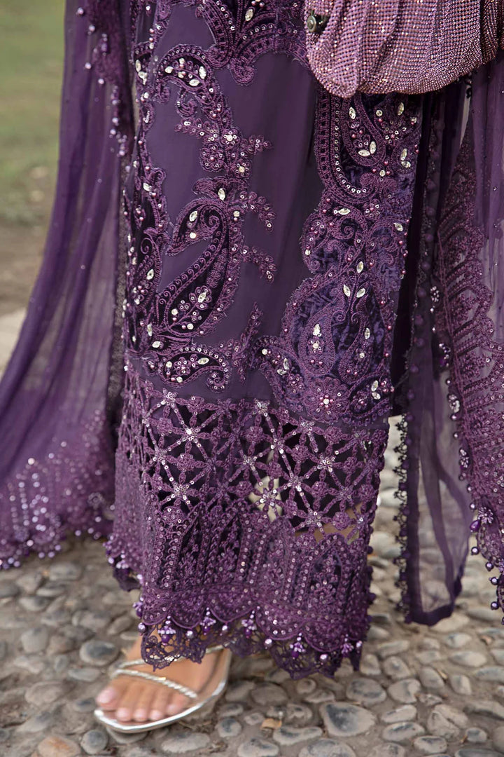 Maria.B. | Unstitched Embroidered Chiffon Suit | MPC-24-102