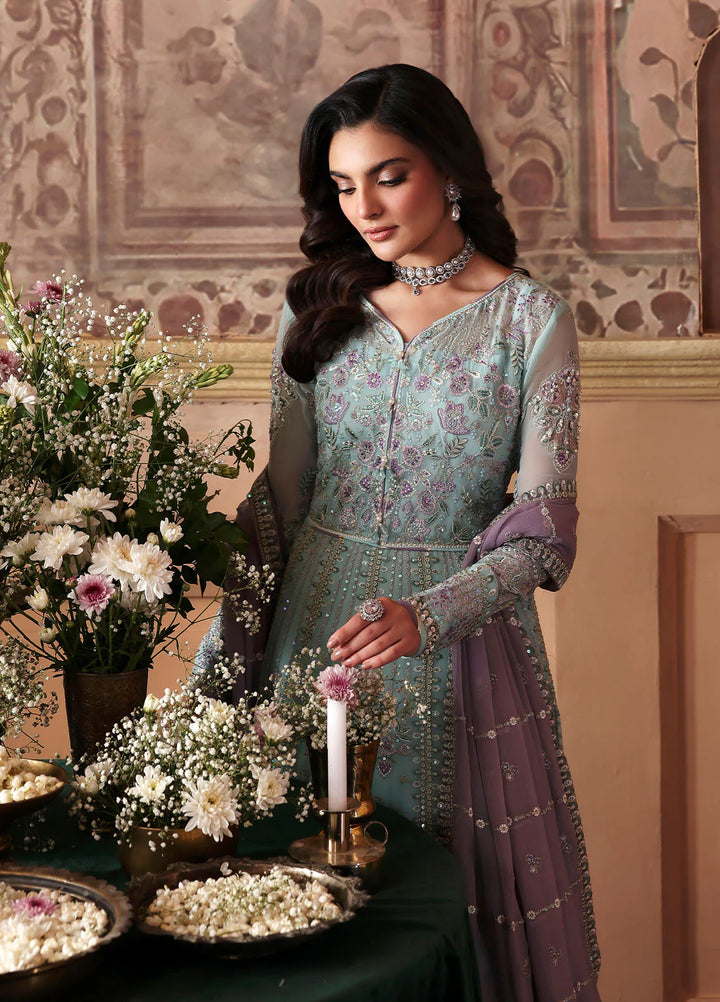 Gulaal | Evayna Embroidered Chiffon | Delina - House of Ayeza