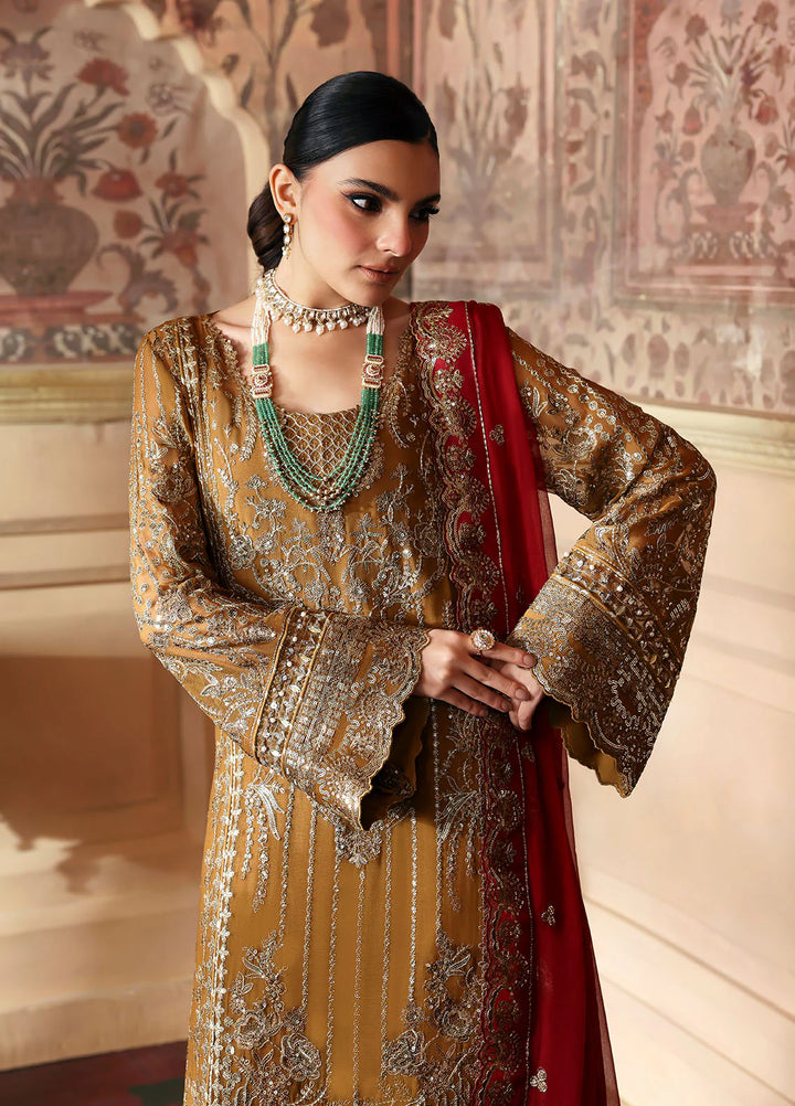 Gulaal | Evayna Embroidered Chiffon | Dinara - House of Ayeza