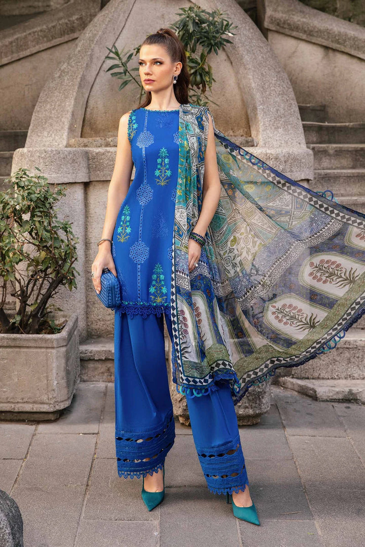 Maria.B. | 3 Piece Unstitched Printed Cambric Suit | MPT-2303-A