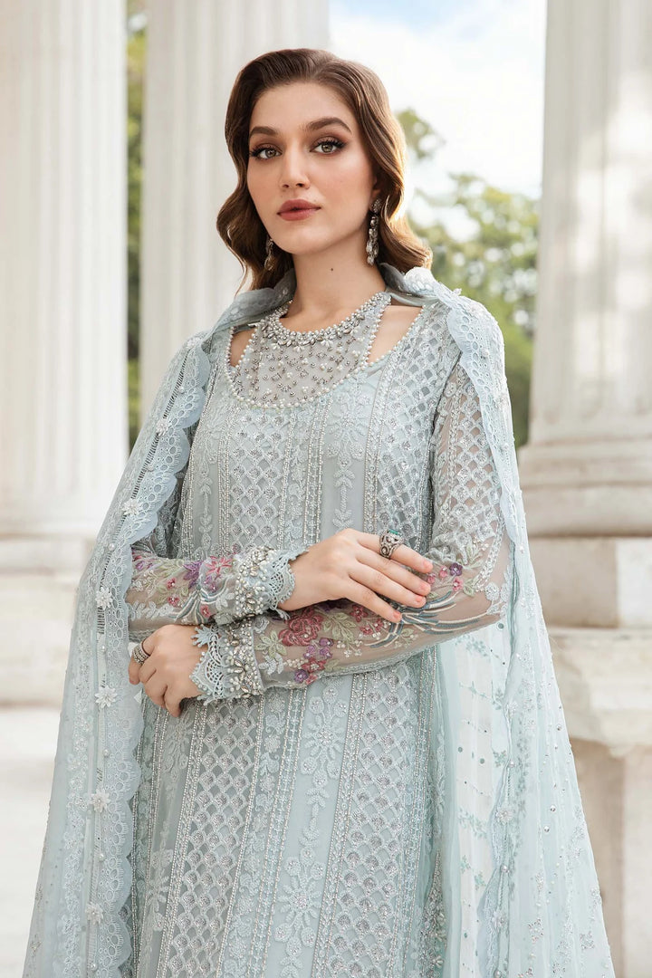 Maria.B. | Unstitched Embroidered Chiffon Suit | MPC-24-103