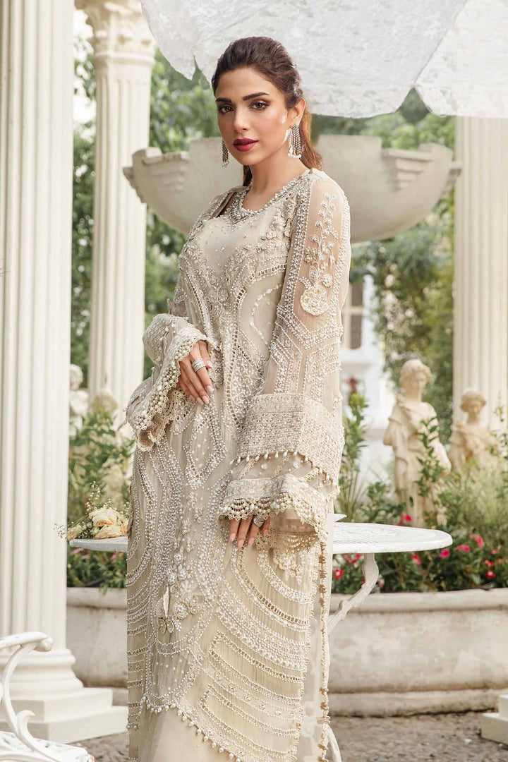 Maria.B. | Unstitched Embroidered Chiffon Suit | MPC-24-104