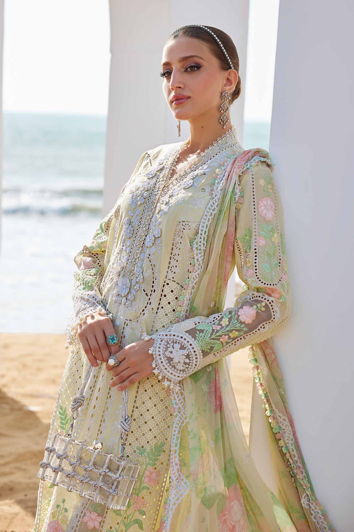 Maria B | Lawn | 3 Piece Embroidered Lawn Suit | EID LAWN-25-04 - House of Ayeza