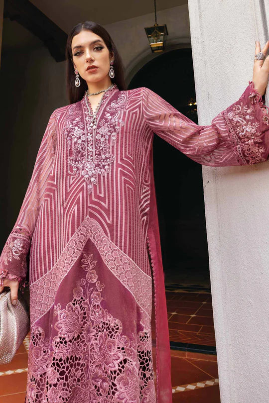 Maria B | Winter Luxe | Embroidered Organza Suit | WL-1304 - House of Ayeza