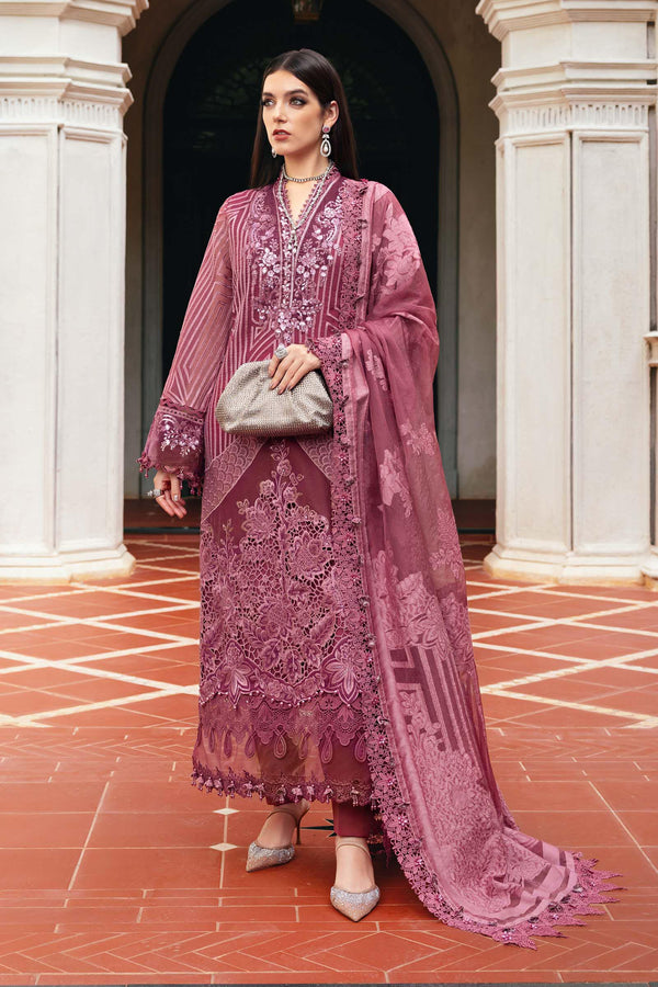 Maria B | Winter Luxe | Embroidered Organza Suit | WL-1304 - House of Ayeza