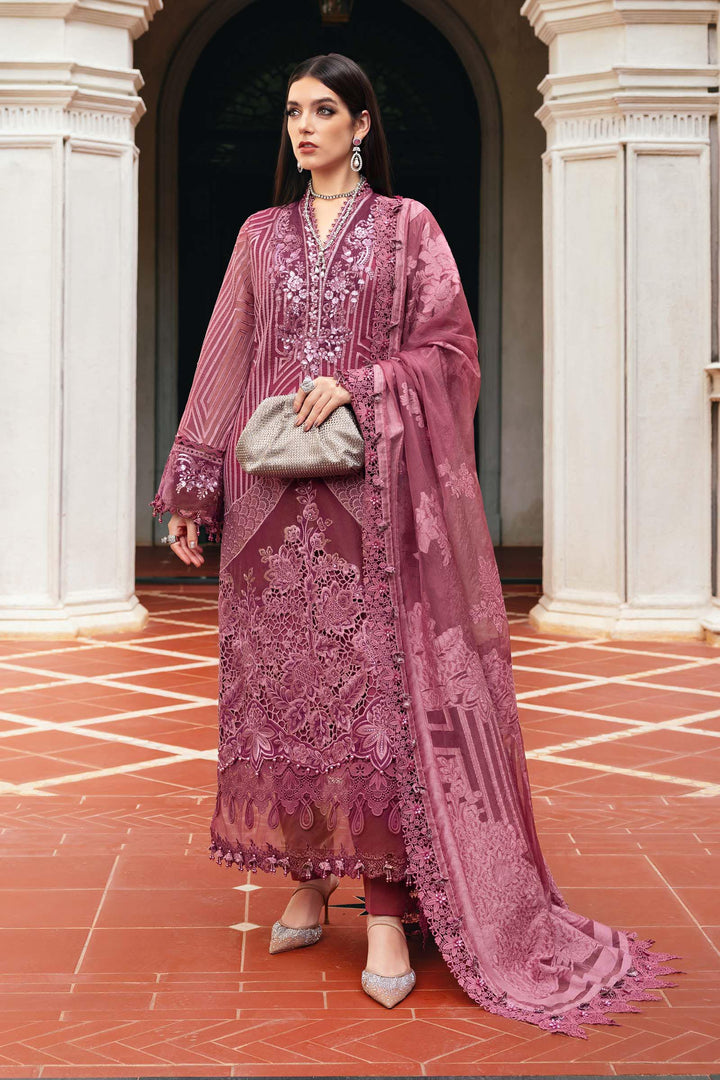 Maria B | Winter Luxe | Embroidered Organza Suit | WL-1304 - House of Ayeza