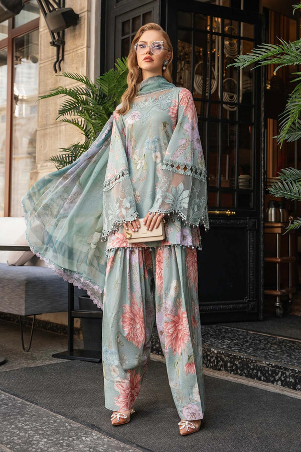 Maria.B. | 3 Piece Unstitched Printed Cambric Suit | MPT-2306-A