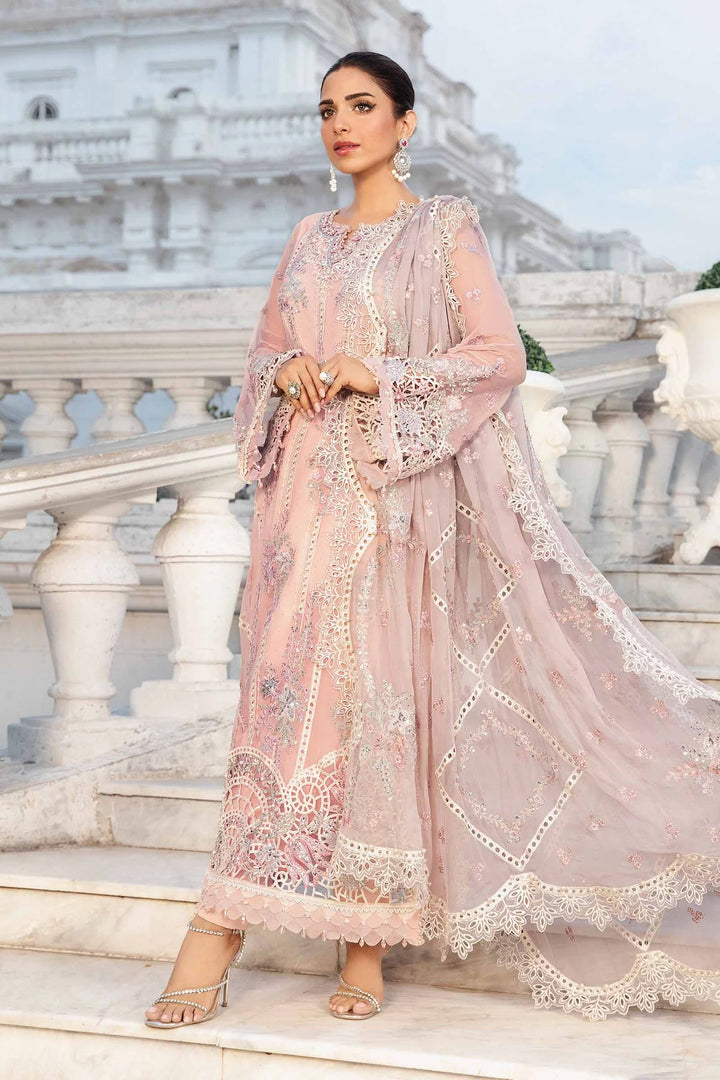 Maria.B. | Unstitched Embroidered Chiffon Suit | MPC-24-106