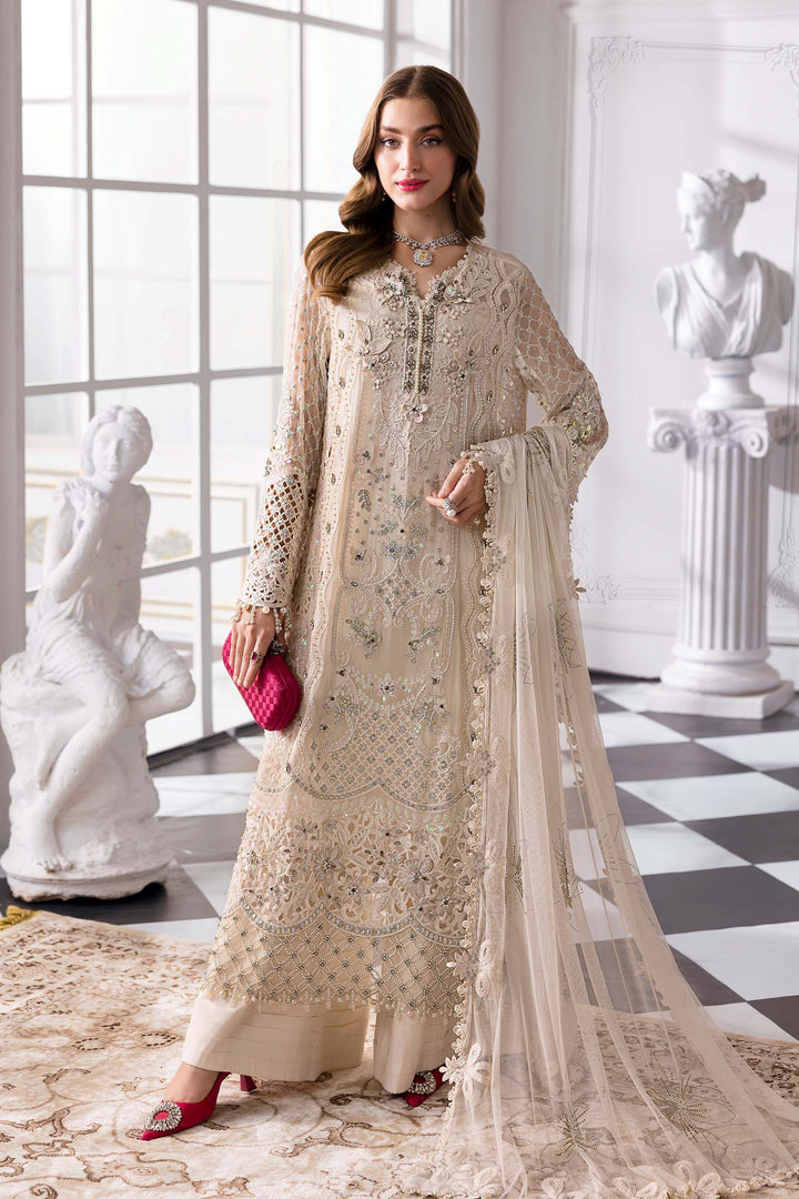 Maria B | Embroidered | Chiffon Suit | BD-3007 - House of Ayeza