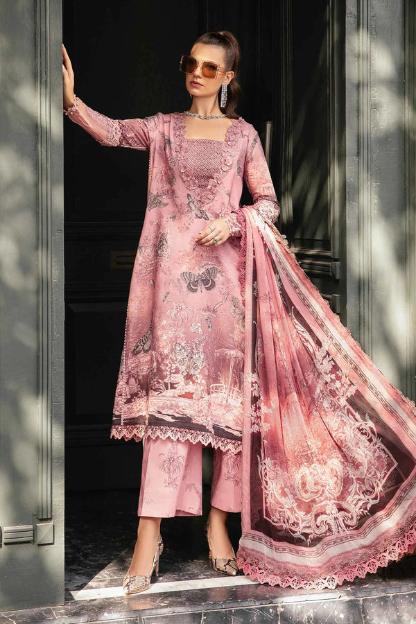 Maria.B. | 3 Piece Unstitched Printed Cambric Suit | MPT-2308-A