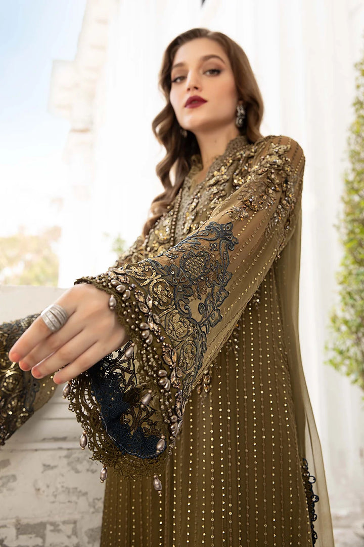 Maria.B. | Unstitched Embroidered Chiffon Suit | MPC-24-108