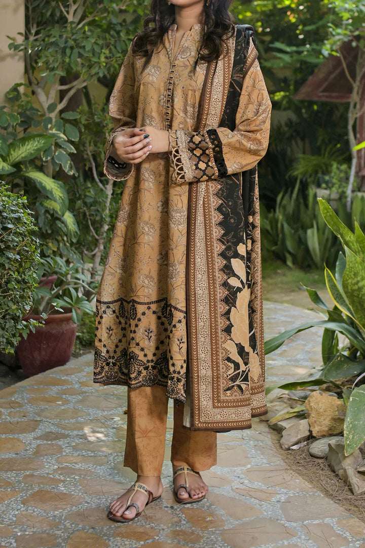 Rafia | Khaddar Collection | 3 PIECE STITCHED EMB KHADDAR | DPKH-105 - House of Ayeza