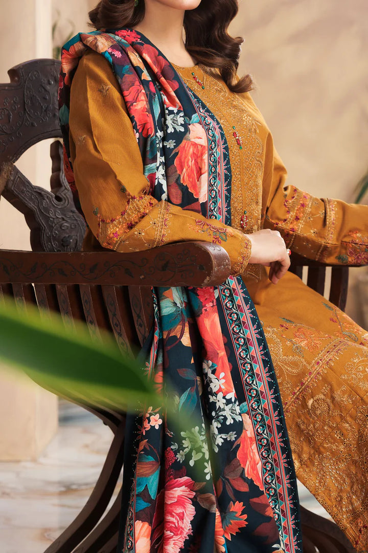 Rafia | Khaddar Collection | 3 PIECE STITCHED EMB KHADDAR | DPKH-69 - House of Ayeza