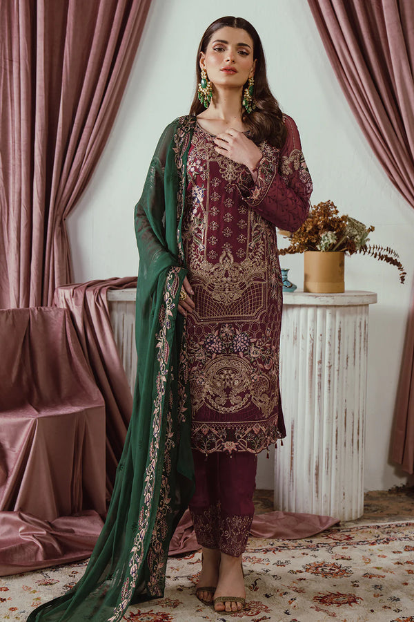 Ramsha | Minhal Organza | F-2501 - House of Ayeza