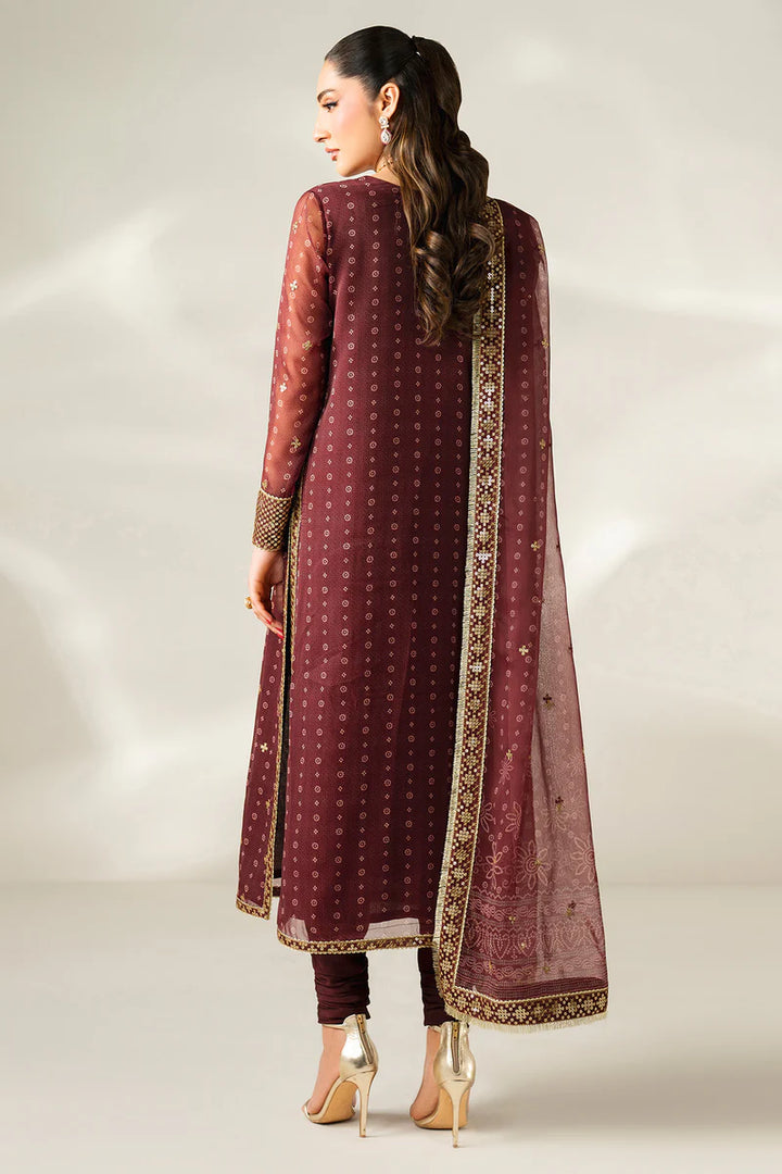 Jazmin | New Arrivals | EMBROIDERED CHIFFON UC-3085 - House of Ayeza