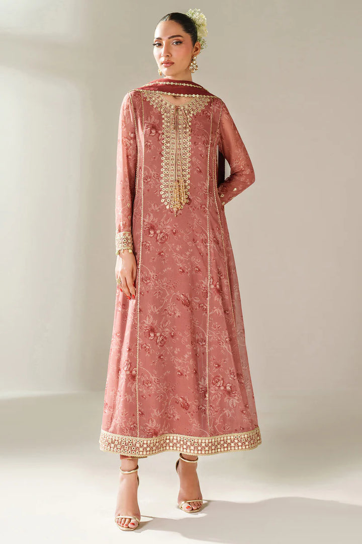 Jazmin | New Arrivals | EMBROIDERED CHIFFON UC-3087 - House of Ayeza