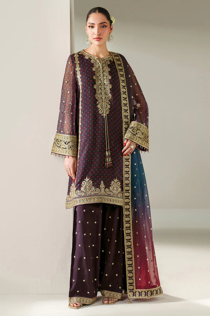 Jazmin | New Arrivals | EMBROIDERED CHIFFON UC-3086 - House of Ayeza
