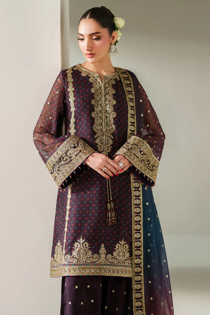 Jazmin | New Arrivals | EMBROIDERED CHIFFON UC-3086 - House of Ayeza