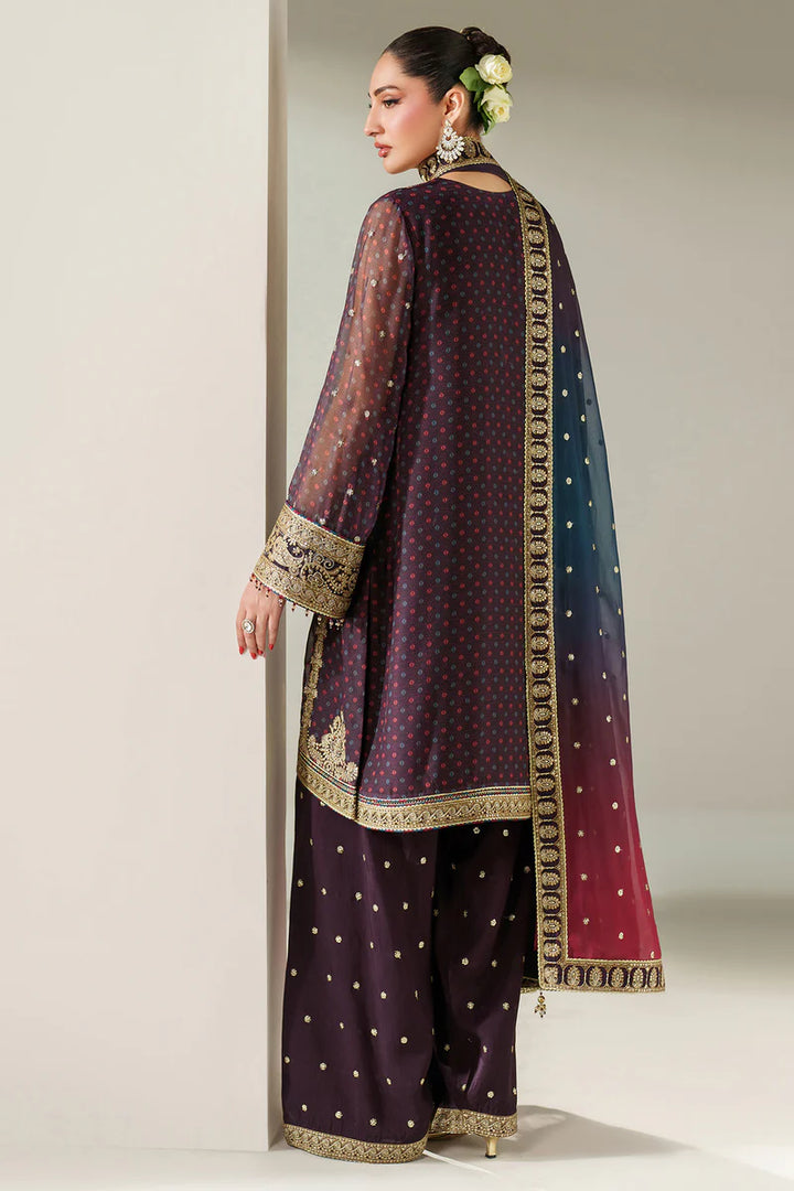 Jazmin | New Arrivals | EMBROIDERED CHIFFON UC-3086 - House of Ayeza