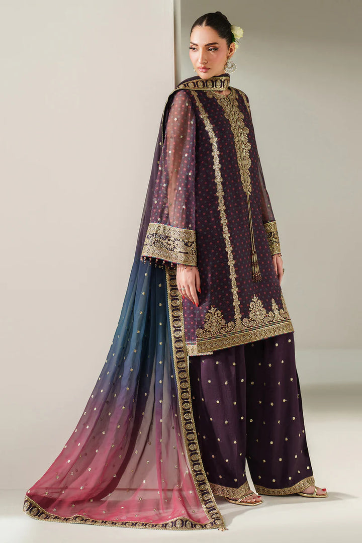 Jazmin | New Arrivals | EMBROIDERED CHIFFON UC-3086 - House of Ayeza