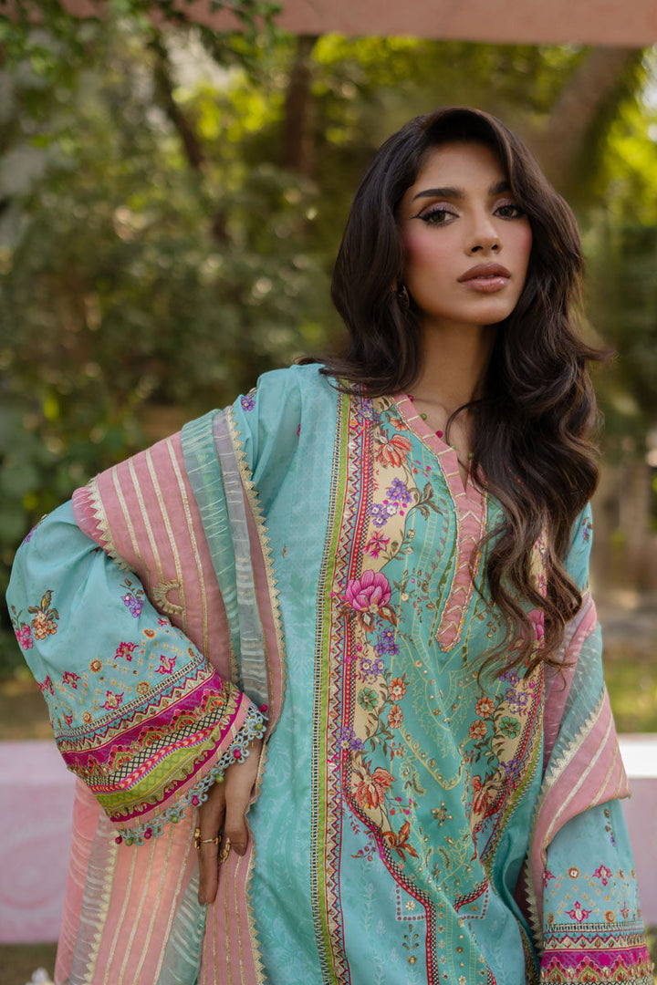 Qalamkar | Luxe Silk | UA-06 SARA - House of Ayeza