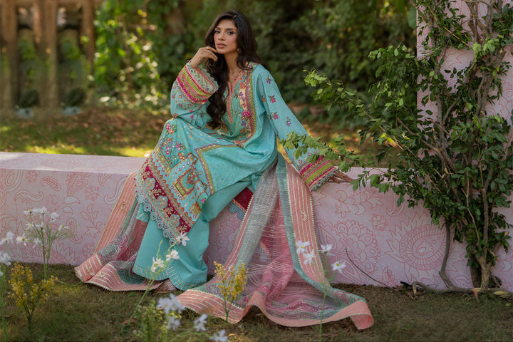 Qalamkar | Luxe Silk | UA-06 SARA - House of Ayeza