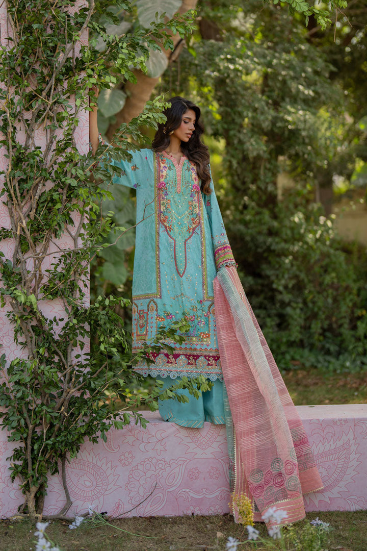 Qalamkar | Luxe Silk | UA-06 SARA - House of Ayeza