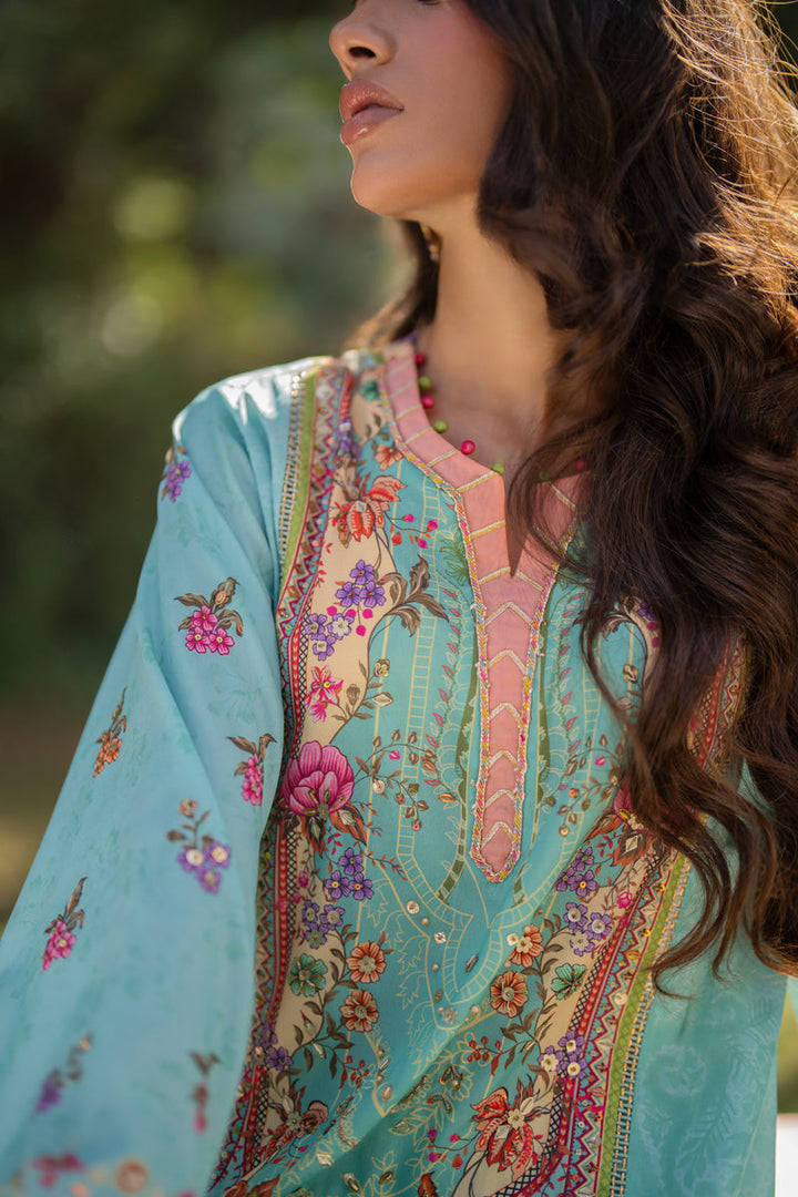 Qalamkar | Luxe Silk | UA-06 SARA - House of Ayeza