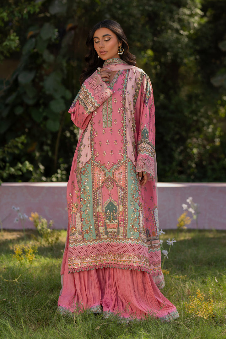 Qalamkar | Luxe Silk | UA-07 TESSA - House of Ayeza