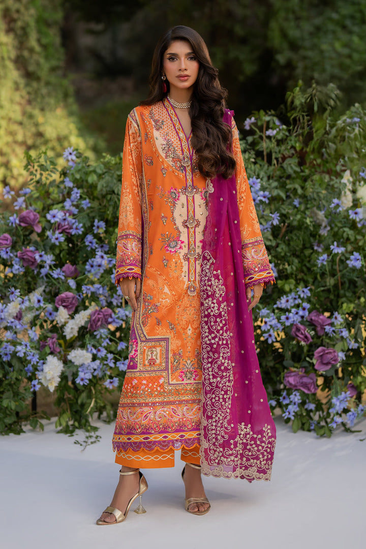 Qalamkar | Luxe Silk | UA-03 ALMA - House of Ayeza