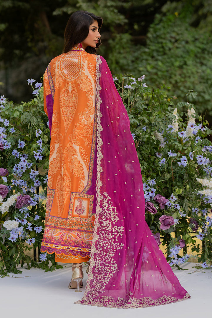 Qalamkar | Luxe Silk | UA-03 ALMA - House of Ayeza