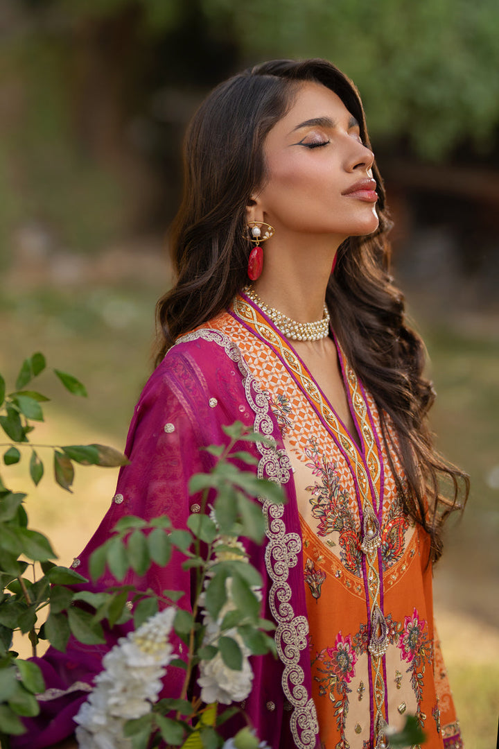 Qalamkar | Luxe Silk | UA-03 ALMA - House of Ayeza