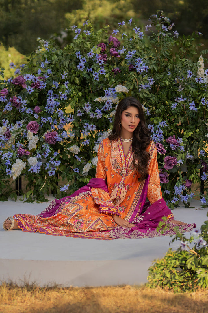 Qalamkar | Luxe Silk | UA-03 ALMA - House of Ayeza