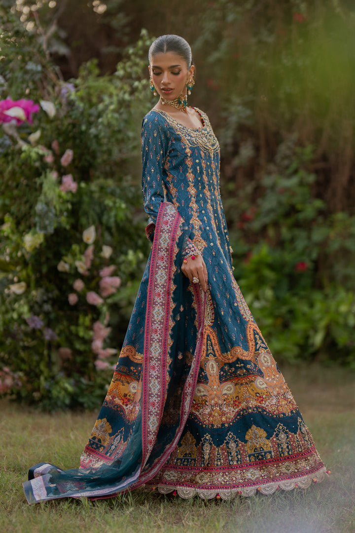 Qalamkar | Luxe Silk | UA-09 TINA - House of Ayeza