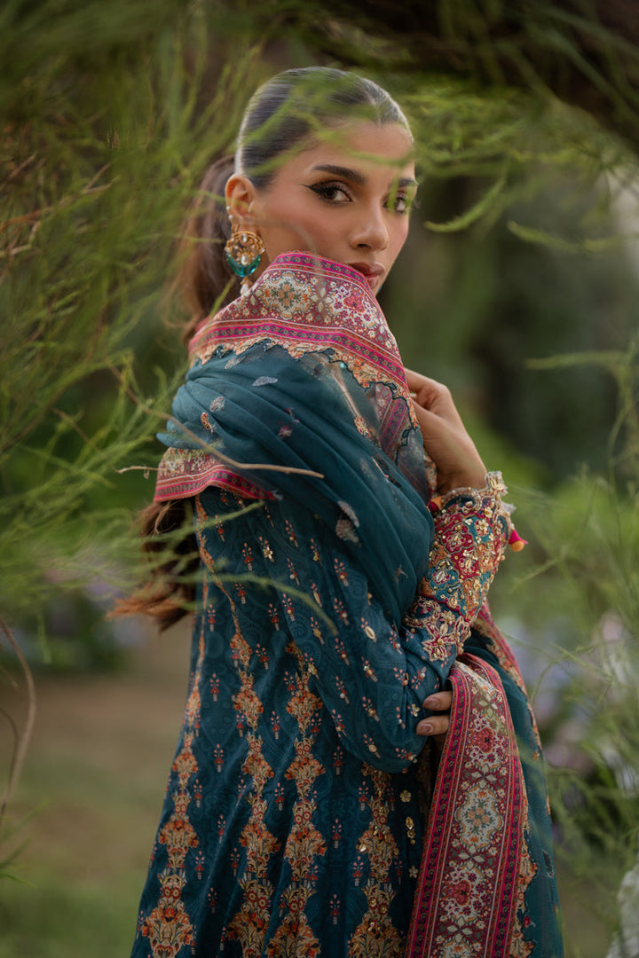 Qalamkar | Luxe Silk | UA-09 TINA - House of Ayeza