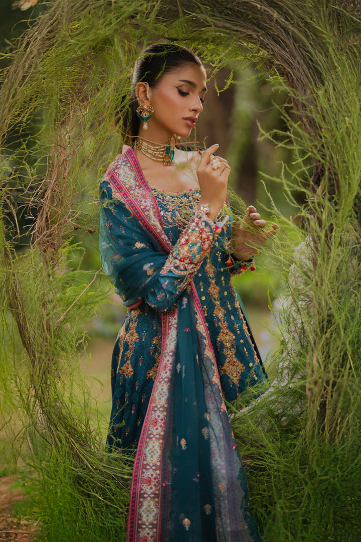 Qalamkar | Luxe Silk | UA-09 TINA - House of Ayeza