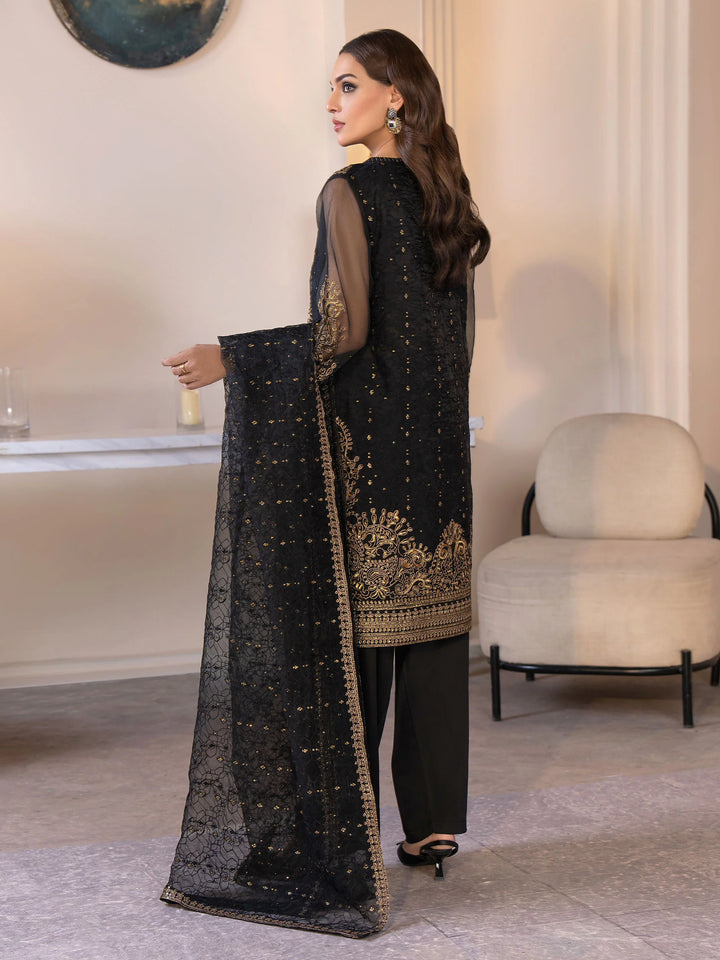 Limelight | Winter Pret | 3 Piece Organza Suit-Embellished - House of Ayeza