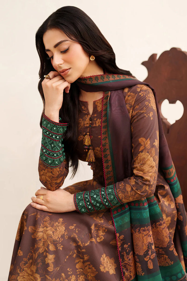 Jazmin | New Arrivals | EMBROIDERED PREMIUM VISCOSE RTW-1225 - House of Ayeza