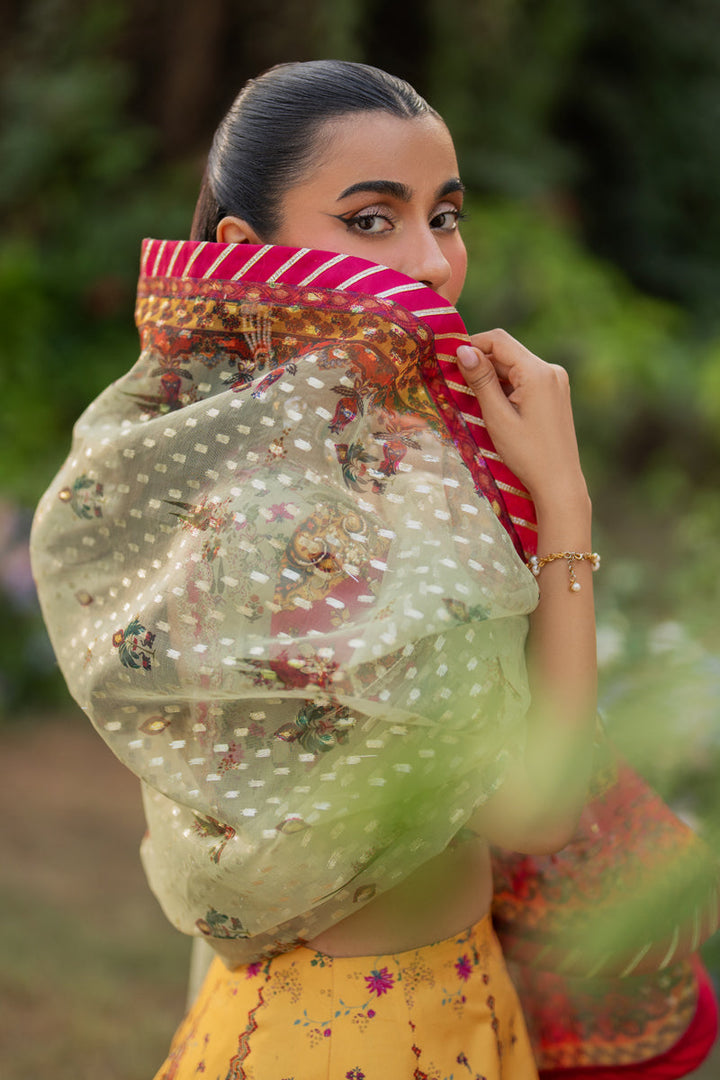 Qalamkar | Luxe Silk | UA-08 LUNA - House of Ayeza