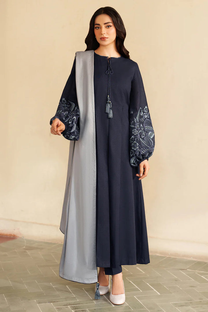 Jazmin | New Arrivals | EMBROIDERED KHADDAR RTW-1234 - House of Ayeza